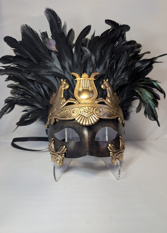Roman w/ feathers- gold image 0