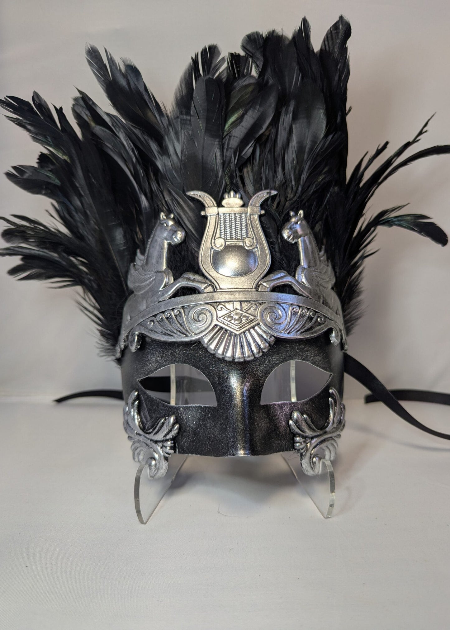 Roman w/ feathers- silver image 0