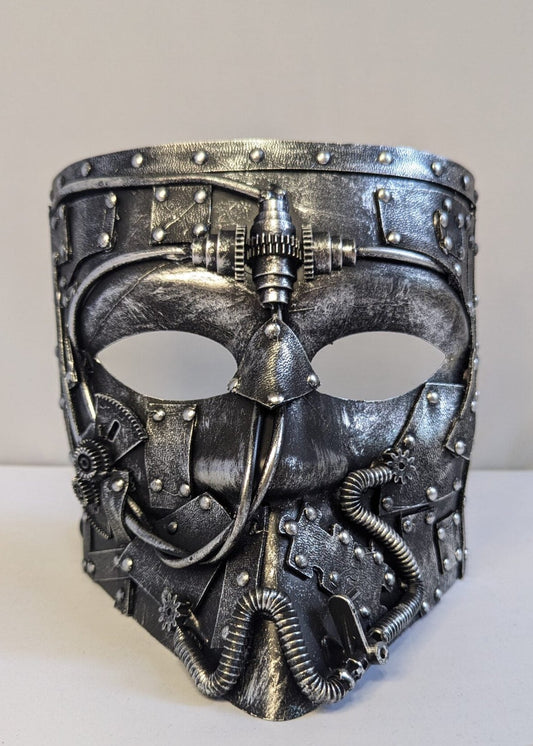 Steampunk Silver Bauta image 0